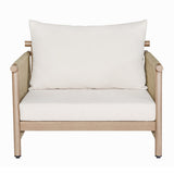 Zira Beige/Brown 5-Piece Patio Sofa Set - Ornate Home