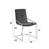 Zlatan Gray Side Chair (Set of 2) - Ornate Home