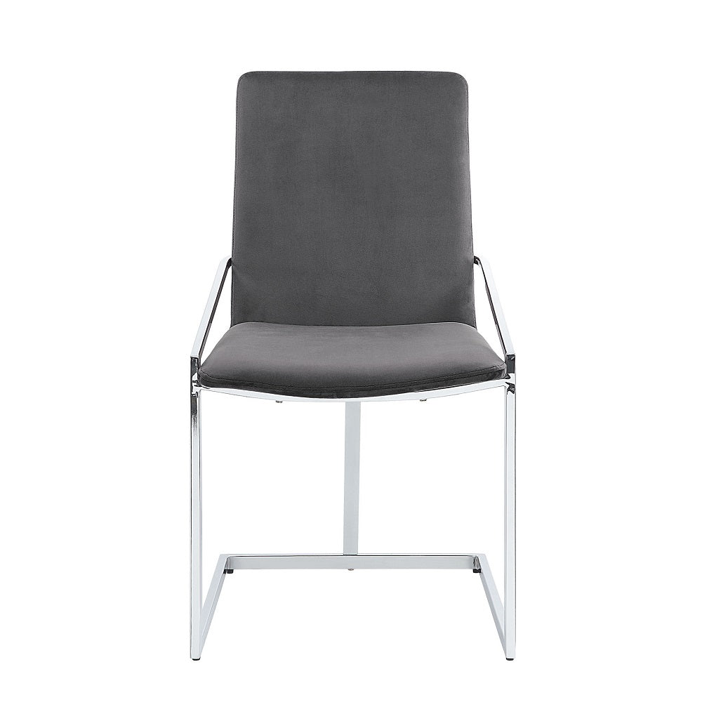 Zlatan Gray Side Chair (Set of 2) - Ornate Home