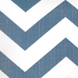 Zoe Blue Chevron Pillow (Set of 2) - Ornate Home