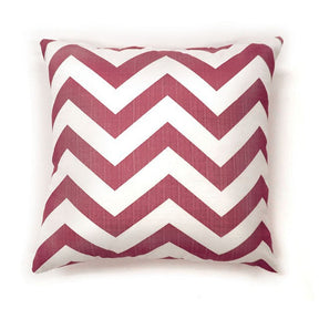 Zoe Ivory/Red Pillow (Set of 2) - Ornate Home