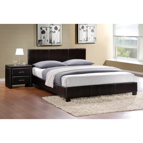 Zoey Brown Full Platform Bed - Ornate Home