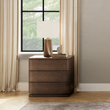 Zoey Brown Oak Nightstand - Ornate Home