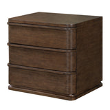 Zoey Brown Oak Nightstand - Ornate Home
