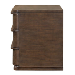 Zoey Brown Oak Nightstand - Ornate Home