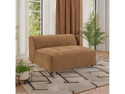 Zoey Chocolate Modular - Armless Chair - Ornate Home