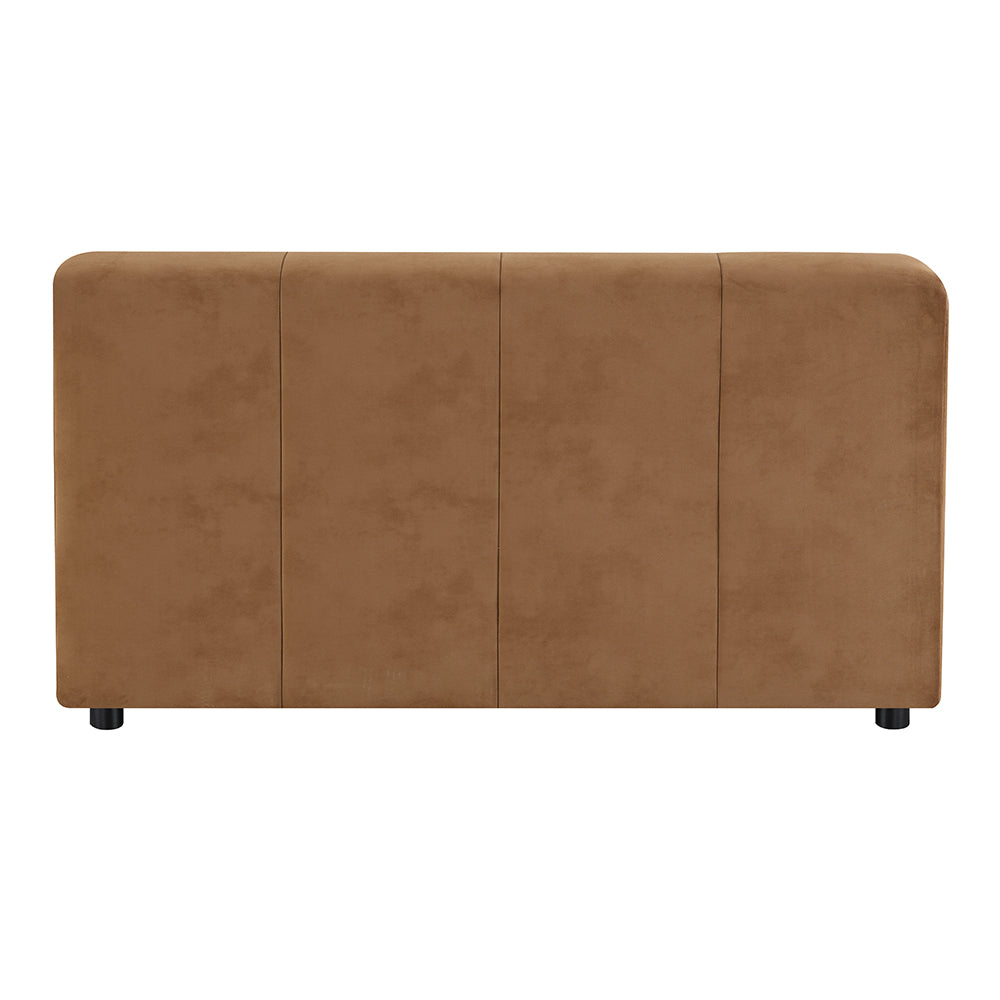 Zoey Chocolate Modular - Armless Chair - Ornate Home