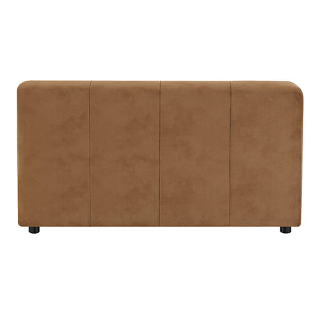 Zoey Chocolate Modular - Armless Chair - Ornate Home