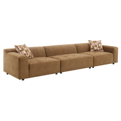 Zoey Chocolate Modular - Armless Chair - Ornate Home