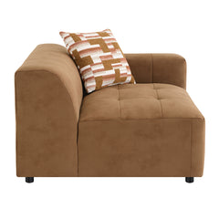 Zoey Chocolate Modular LAF Chair - Ornate Home