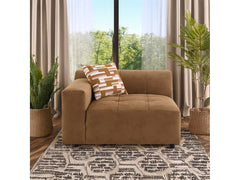 Zoey Chocolate Modular RAF Chair - Ornate Home