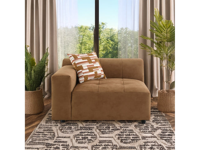 Zoey Chocolate Modular RAF Chair - Ornate Home