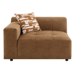 Zoey Chocolate Modular RAF Chair - Ornate Home
