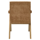 Zoey Chocolate/Oak Arm Chair (Set of 2) - Ornate Home