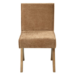 Zoey Chocolate/Oak Side Chair (Set of 2) - Ornate Home