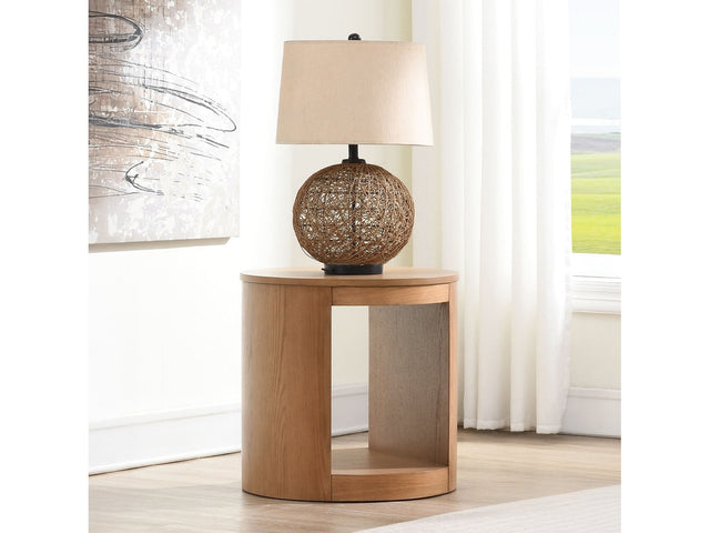 Zoey Oak End Table - Ornate Home