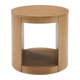 Zoey Oak End Table - Ornate Home
