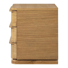 Zoey Oak Nightstand - Ornate Home