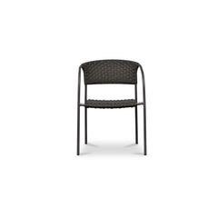 Zola Dark Brown Outdoor Dining Chair (Set of 2) - Ornate Home
