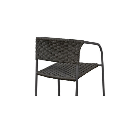 Zola Dark Brown Outdoor Dining Chair (Set of 2) - Ornate Home