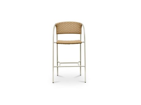 Zola Natural Outdoor Bar Stool - Ornate Home