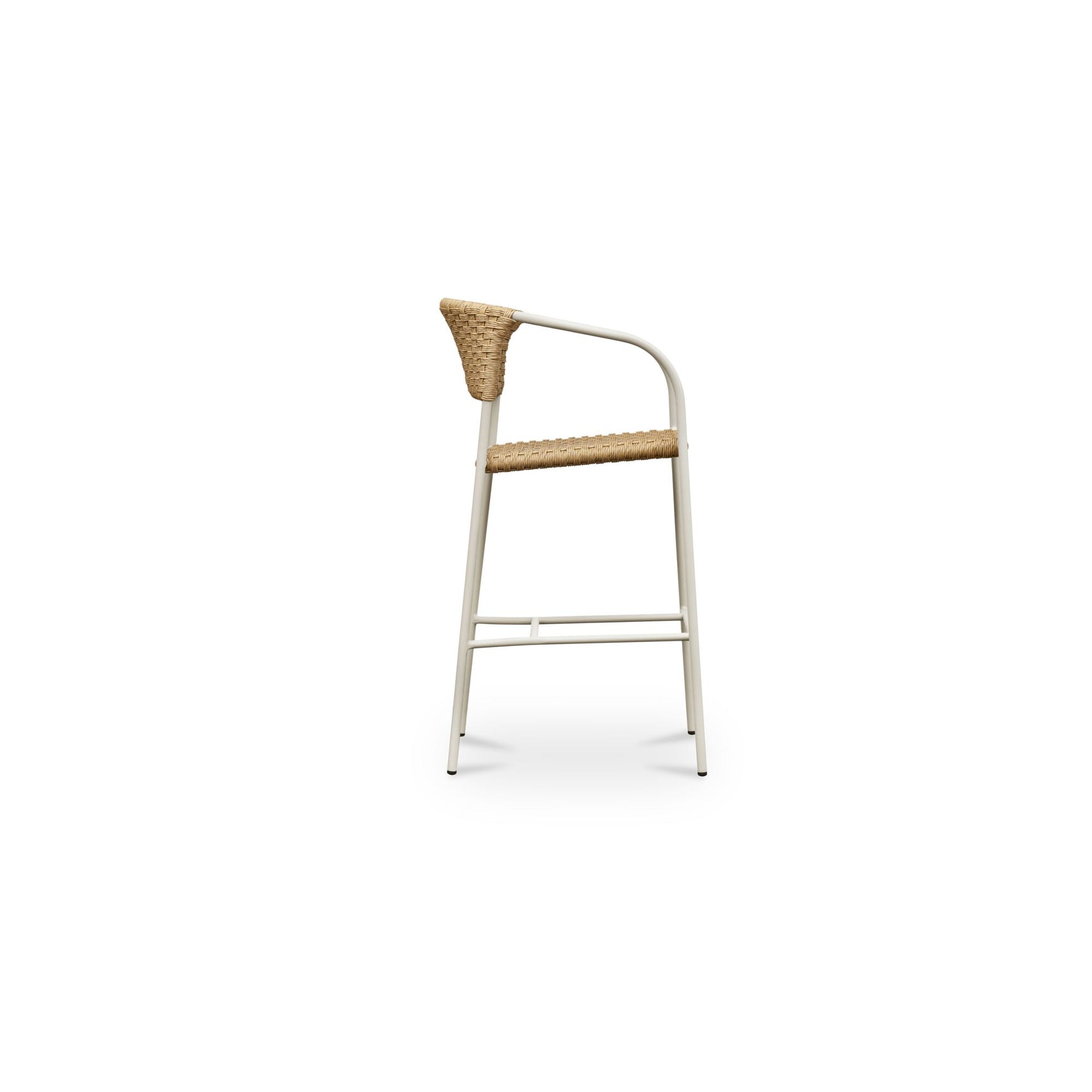 Zola Natural Outdoor Bar Stool - Ornate Home