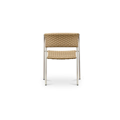 Zola Natural Outdoor Dining Chair (Set of 2) - Ornate Home