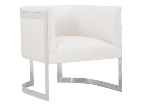 Zola White/Cream Fabric Chair - Ornate Home