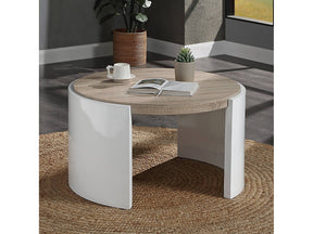 Zoma White Coffee Table - Ornate Home
