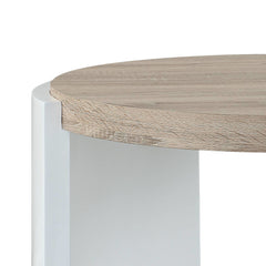 Zoma White End Table - Ornate Home
