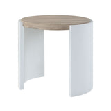 Zoma White End Table - Ornate Home