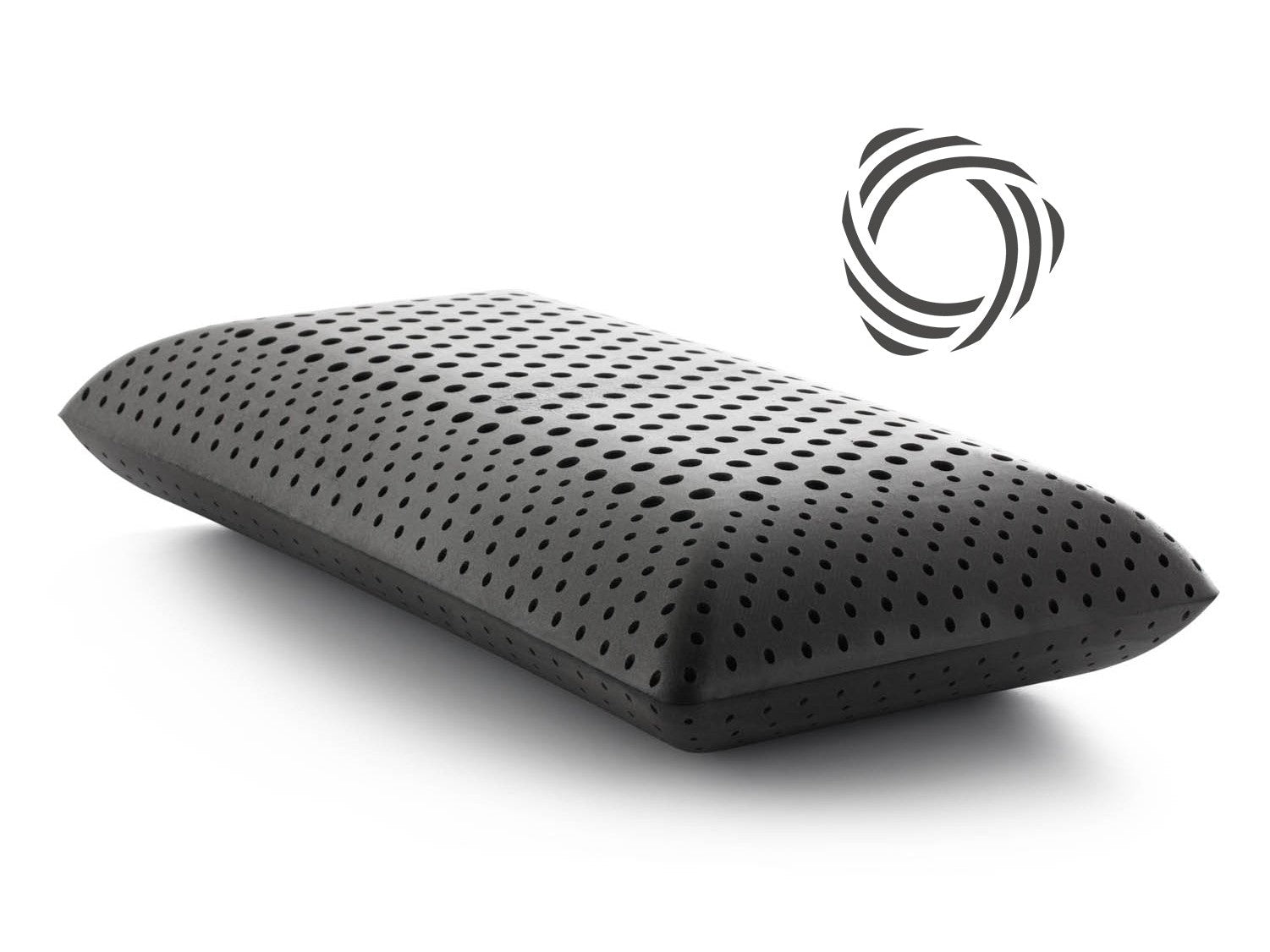 Zoned ActiveDough Bamboo Charcoal Queen Pillow - Ornate Home