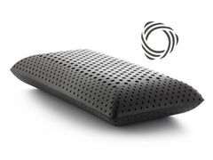 Zoned ActiveDough Bamboo Charcoal Queen Pillow - Ornate Home