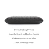 Zoned ActiveDough Bamboo Charcoal Queen Pillow - Ornate Home