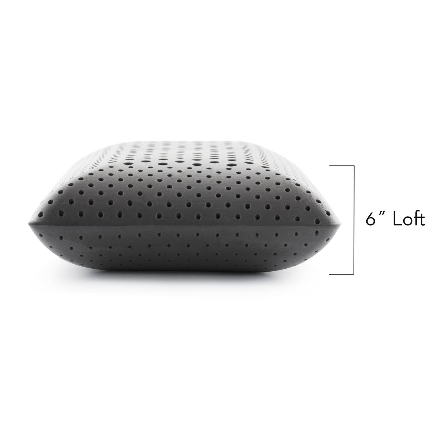 Zoned ActiveDough Bamboo Charcoal Queen Pillow - Ornate Home