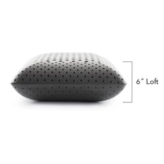 Zoned ActiveDough Bamboo Charcoal Queen Pillow - Ornate Home