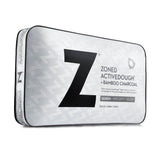 Zoned ActiveDough Bamboo Charcoal Queen Pillow - Ornate Home