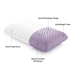 Zoned ActiveDough Lavender Queen Pillow - Ornate Home