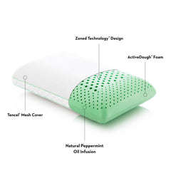 Zoned ActiveDough Peppermint Queen Pillow - Ornate Home