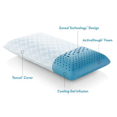 Zoned ActiveDough White King Pillow - Ornate Home