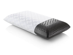 Zoned Dough Bamboo Charcoal Queen Mid Loft Pillow - Ornate Home