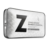 Zoned Dough Bamboo Charcoal Queen Mid Loft Pillow - Ornate Home