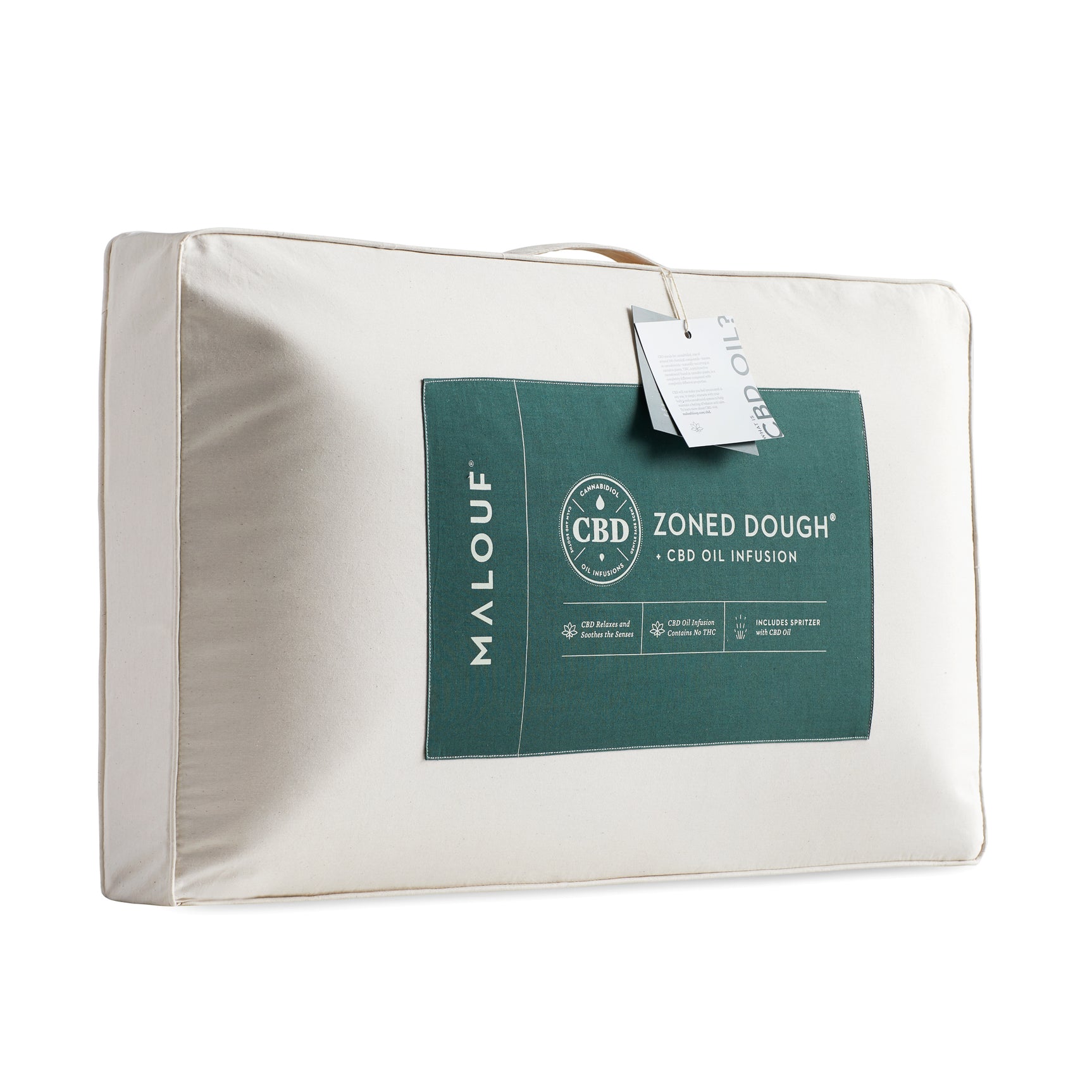 Zoned Dough Cbd Oil Queen Pillow - Ornate Home