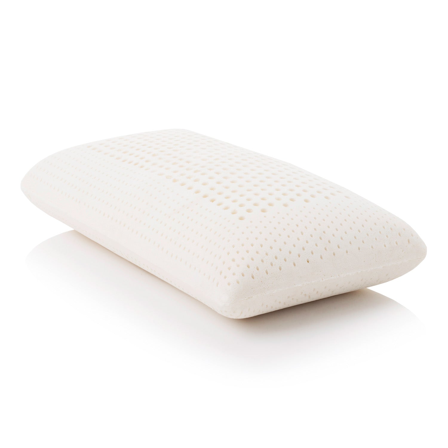 Zoned Talalay Latex White Queen High Loft - Plush Pillow - Ornate Home