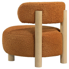 Zonie Orange Accent Chair - Ornate Home