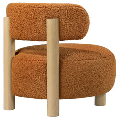 Zonie Orange Accent Chair - Ornate Home