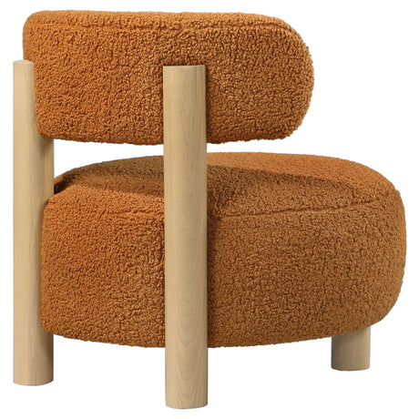 Zonie Orange Accent Chair - Ornate Home