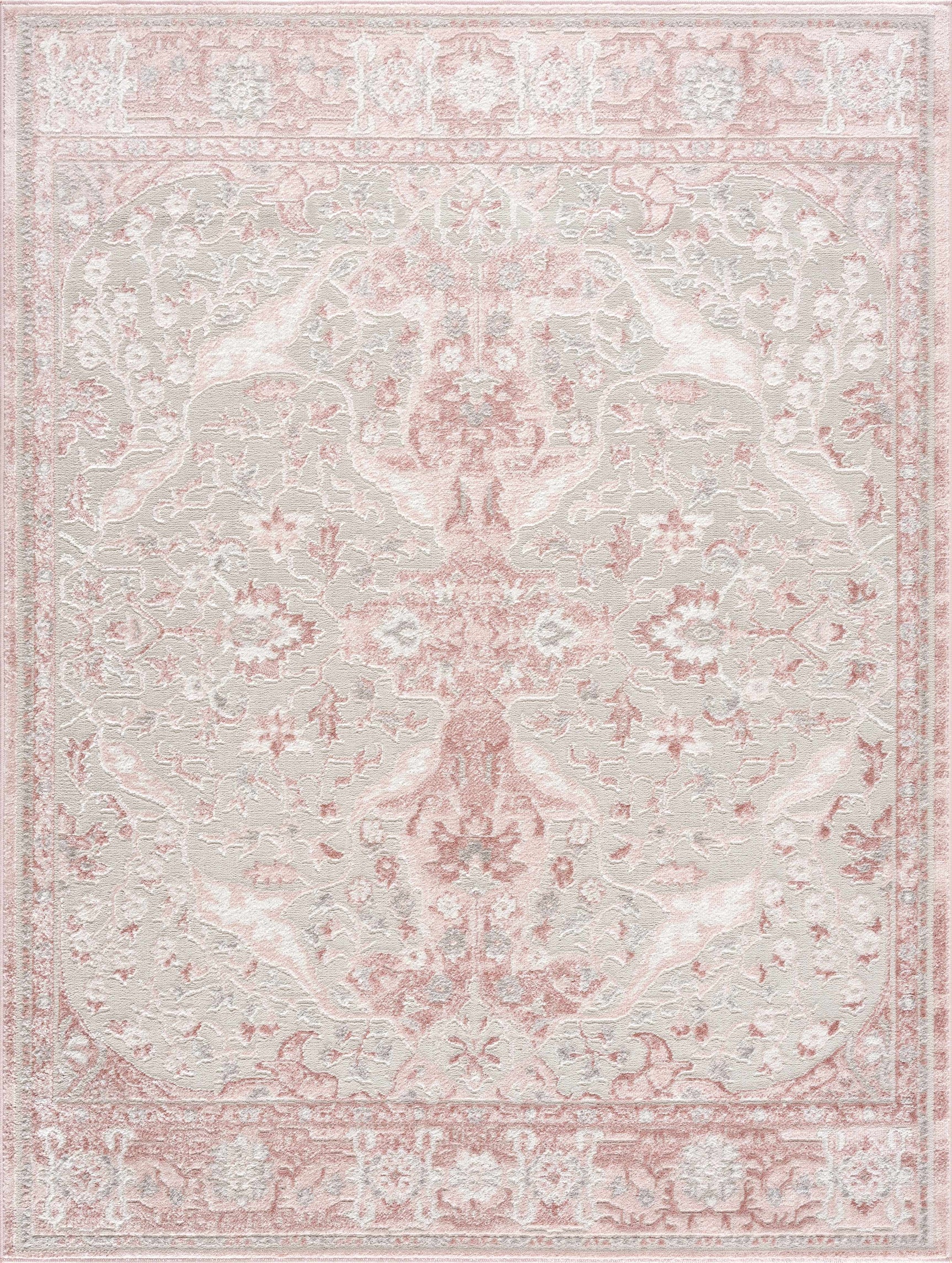 Zora Pink Area Rug - Ornate Home
