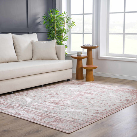 Zora Pink Area Rug - Ornate Home