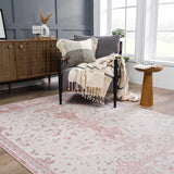 Zora Pink Area Rug - Ornate Home